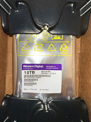 Western Digital WD Purple Pro WD101PURP 10TB 3.5'' SATA III 7200RPM 256MB