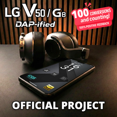 LG V50 G8 DAP-ified / Digital Audio Player / Android 14 Upgrade / QuadDAC Unlock