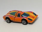 Vintage 1977 Hot Wheels Flying Colors Porsche P-917 Orange Hong Kong