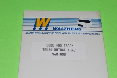 Walthers HO Scale Shinohara  948-899  Code 83  Truss Bridge Track   NOS
