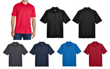MEN'S TALL SIZE PERFORMANCE POLO, WICKING, UV, RESISTS ODORS, BREATHABLE LT-6XLT