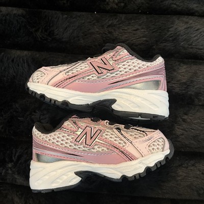 New Balance 740 Bungee Lace Toddler Sneakers 4cPink Rose