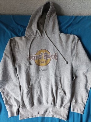 Hard Rock Cafe Hoodie Pullover Rome Rom Italien grau Gr. M