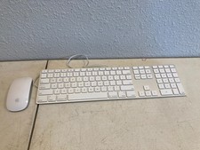 Apple A1243 Ultra Thin Wired Keyboard 2007/A1296 USB wired Mighty Mouse 2005