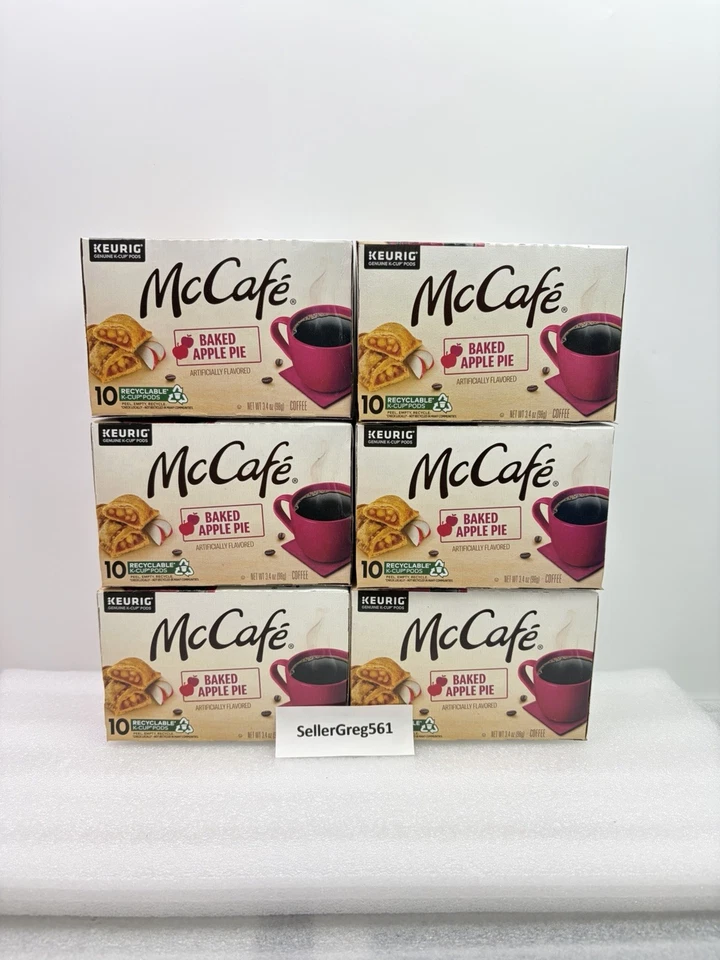 MCCAFÉ McCafe Baked Apple Pie Coffee, For Keurig K-Cup Pods, 60 Count