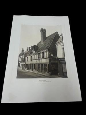 Vintage French Renaissance Architecture Art Print Montoire Unframed