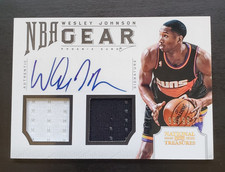 2012-13 National Treasures Wesley Johnson NBA Gear Dual GW Relic Auto 99/99 Suns