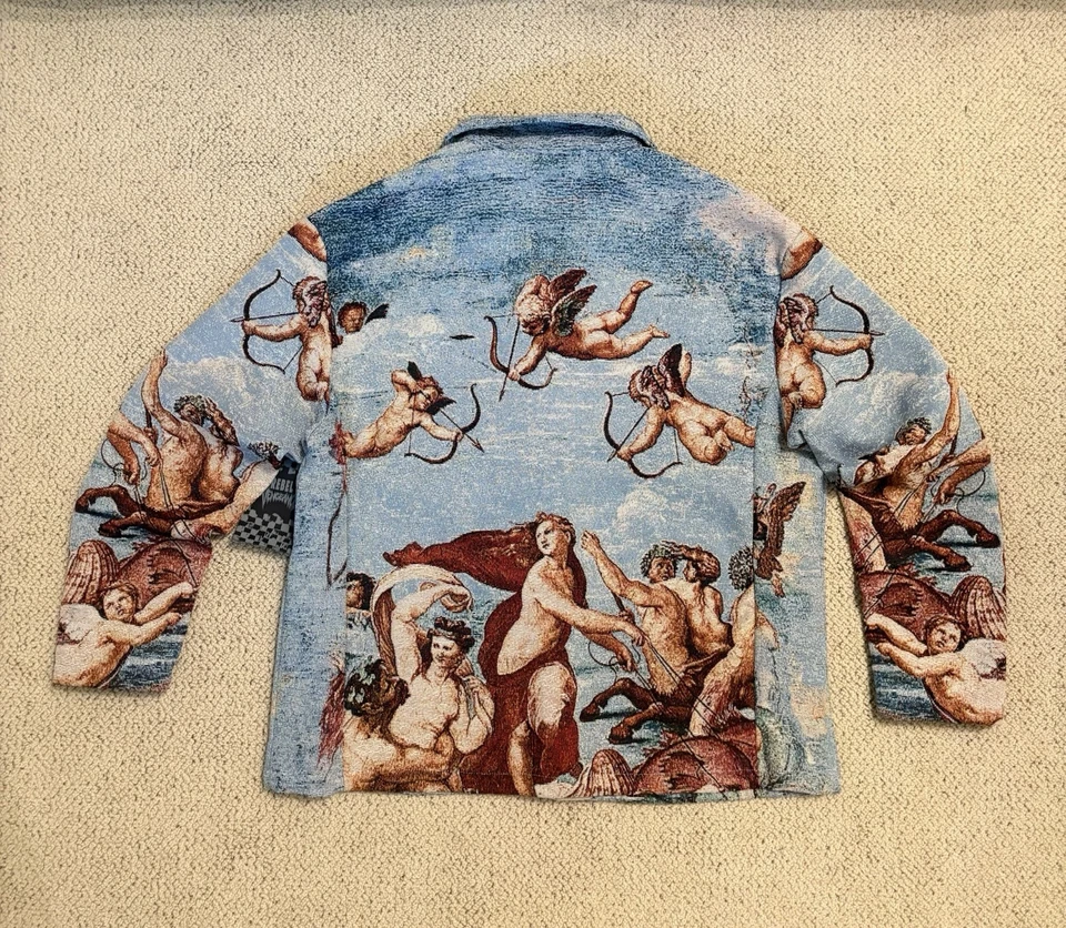 Chaqueta para hombre Rebel Vengeance con estampado total "El triunfo de Galatea" talla S Foto 2 de 4