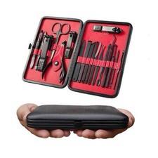 Men Women Manicure Pedicure Set Finger Toe Nail Clippers Scissors Grooming Kit