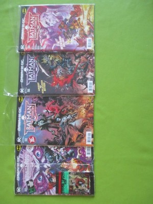BATMAN Knight Terror 1,2,3,4, Heft 1 OVP mit Hybrid  Trading Cards Panini