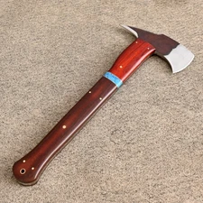 Hand forged Full Tang Tomahawk Axe , Viking Hatchet, Camping Axe, Spring steel