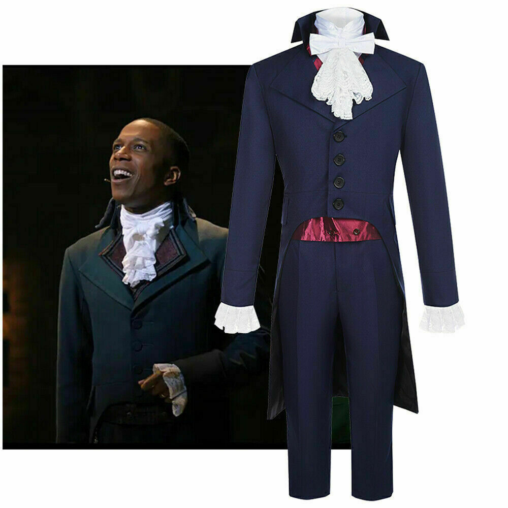 Hamilton ron Burr Costume Victorian Frock Mens Coat OperaTailcoat
