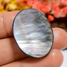 Natural Mother Of Pearl Oval Shape Cabochon Loose Gemstone 40 Ct. 28X21X7 mm