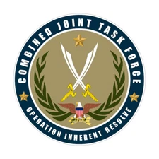 Combined Joint Task Force Operation Inherent Resolve Bumper Sticker Decal 5"