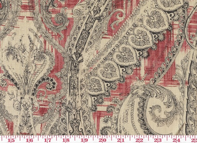 Paisley Linen By Clarence House Drapery Upholstery Fabric R 489y