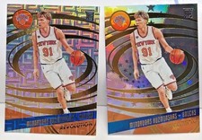 2 Mindaugas Kuzminskas 2016-17 Panini Revolution Infinite/Astro Parallel RC Lot