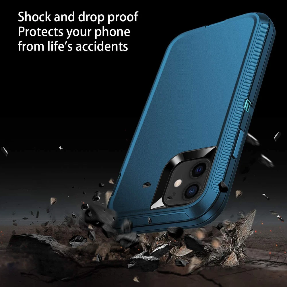 Ultra-Durable Shockproof Phone Case for iPhone 15 Pro Max 14 13 12 11 XR 8 7 Plus