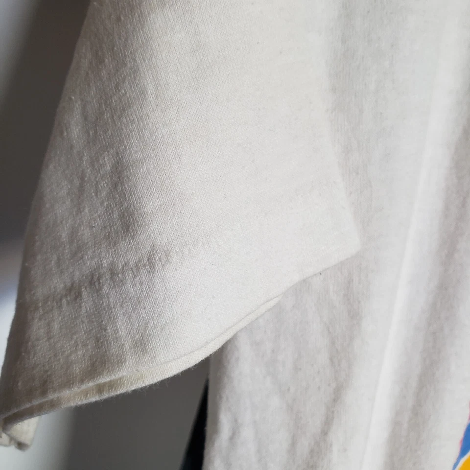 复古 California Coast Cleanup T 恤男式 Med 白色单针 80 年代志愿者  — 第 4/4 张图片