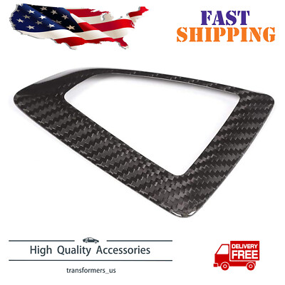 For BMW F20 F30 F22 F32 X3 X4 ABS Gear Shift Knob Panel Carbon Fiber Style Cover