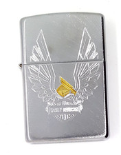 Harley-Davidson Golden Eagle Engraved Lighter Chrome Arch Finish