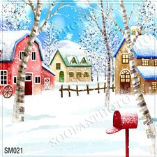 Winter 10'x10' Computer-painted Scenic Photo Background Backdrop SM021B881