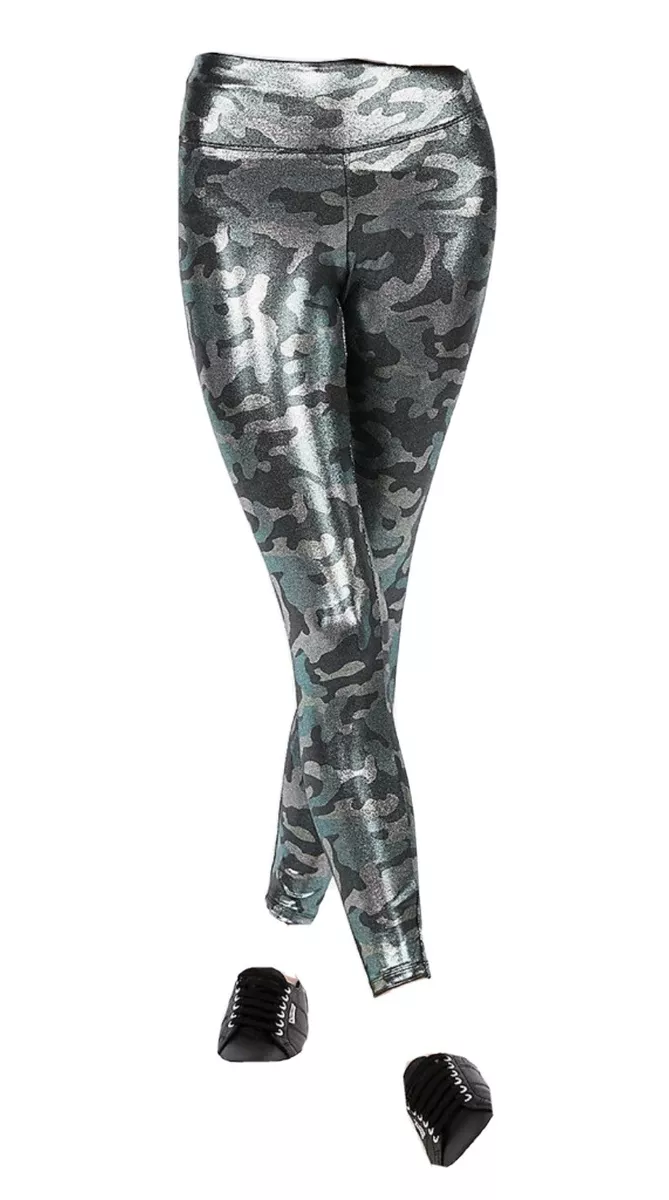 Express Leggings. Women's Size L. Rare Metallic Camo Print. High Waisted.  NWT