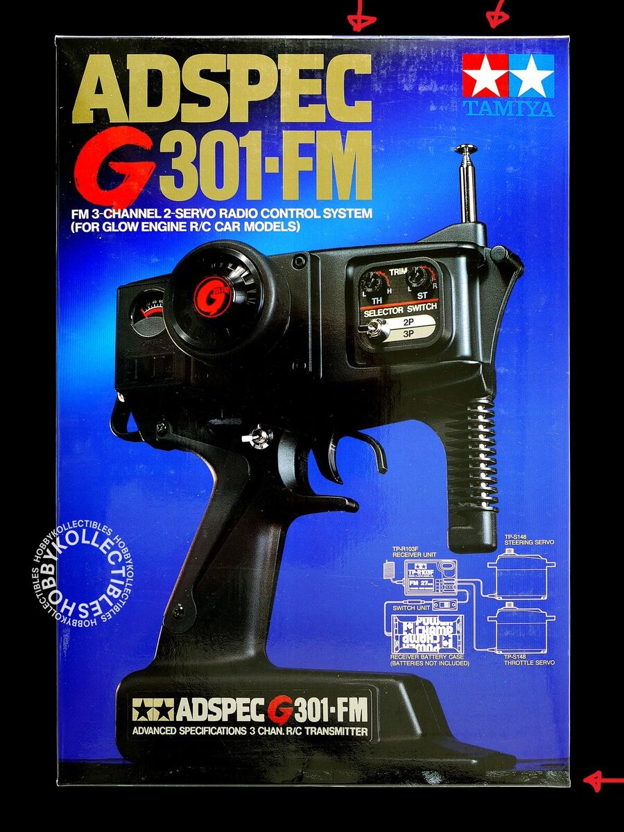 Tamiya RC Adspec G301-FM 3 Channel 2 Servo Radio Control Tamiya RC Adspec G301-FM 3 Channel 2 Servo Radio Control