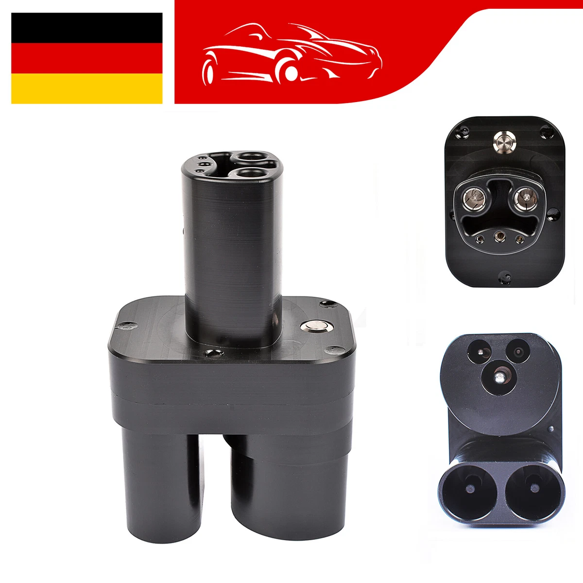 Adattatore Tesla Ccs2 Adattatore CCS2 Per Tesla - Ricarica Rapida 1000V DC, 400A Adattatore Isofix