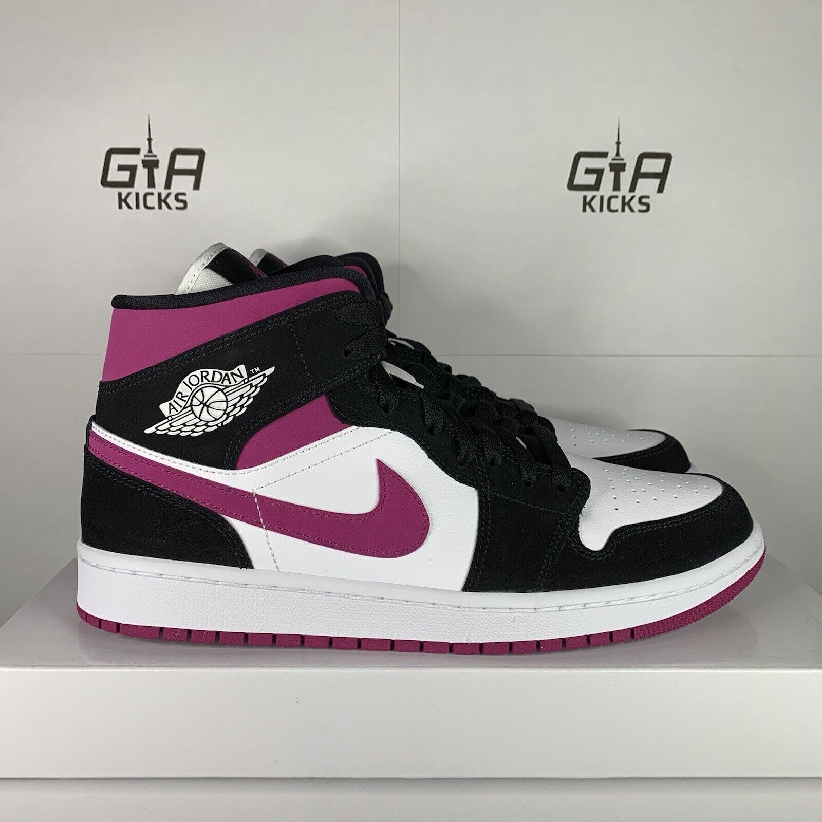 Nike Air Jordan Mid Magenta Cactus Flower Womens Size 11 | eBay