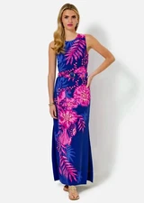 Lilly Pulitzer NWT Adaya Maxi Shift Dress Never Ending Summer $298 Size 16