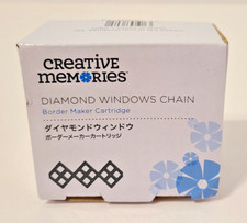 Creative Memories Diamond Windows Chain Border Maker Cartridge New in Box