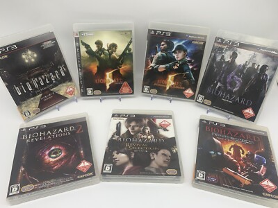 7lot Resident evil Biohazard ps3 Japan Revelation2 5   6 Revival Selection