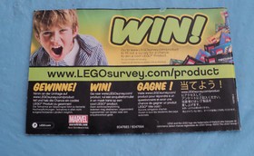 Lego 76004 Marvel Super Heroes Spider Man Spider Cycle Chase Instruction Manual.