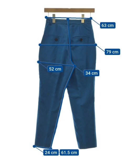 AKIRA NAKA Cropped Pants Blue 0(Approx. XS) 2200477577137 | eBay