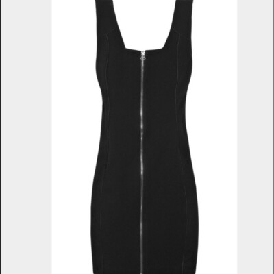 T Alexander Wang zipper shift Dress, Black, size M, NWT | eBay