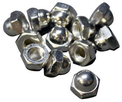 12 pack: 5/16'' x 18 Coarse Thread Stainless Steel Acorn Nut #AC-3c
