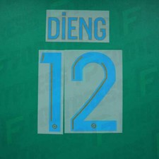 Offizielle Beflockung - Olympique de Marseille, Dieng, 2020/2021, Home, blau/gold