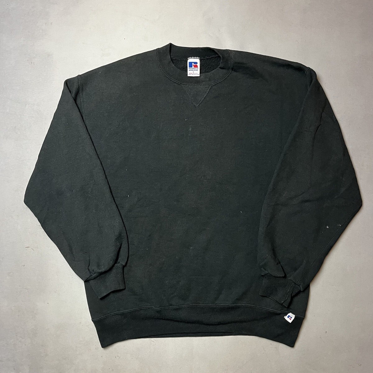 50s〜 vintage russel sweat 3段　NILES EAST Vintage Russell Athletic USA Made XXL Blue Full Zip Hoodie