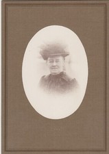 UNIDENTIFIED WOMAN By Ramell Of Sittingbourne, Kent - Vintage CABINET CARD