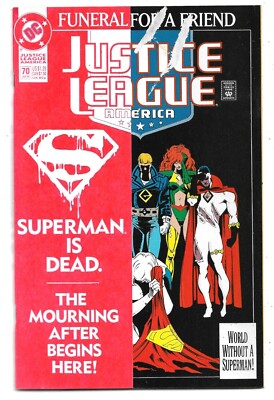 Justice League America #70 Beerdigung für einen Freund VG/FN (1993) DC Comics
