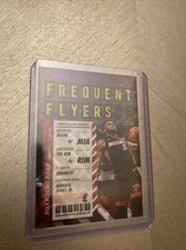 2020-21 Hoops Derrick Jones Jr Frequent Flyers Purple Explosion