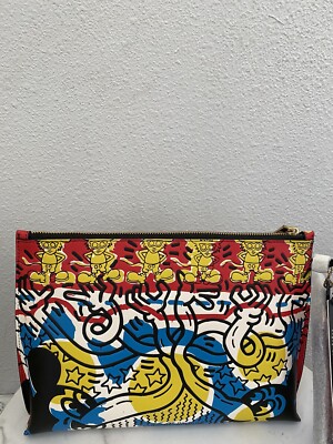Coach Disney Mickey Mouse X Keith Haring Academy Pouch Multi No