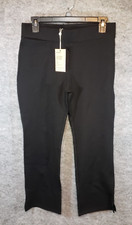 Quince Women’s Dress Pointe Kick Flare Pants Medium (M) Black Work Performance