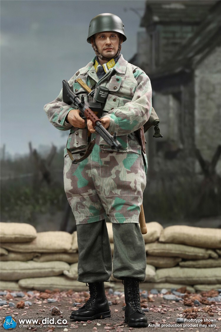 WWII German Fallschirmjäger フィギュア DID German Fallschirmjager Axel 20th Anniversary 1/6 Scale Action