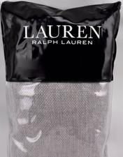 270 tax RALPH LAUREN CLAUDIA CLASSIC SLATE LILAC VELVET TRIM 2 EURO SHAMS NEW