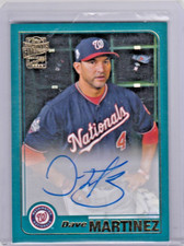Dave Martinez 2020 topps archive fans favorite auto  no.FFA-DM