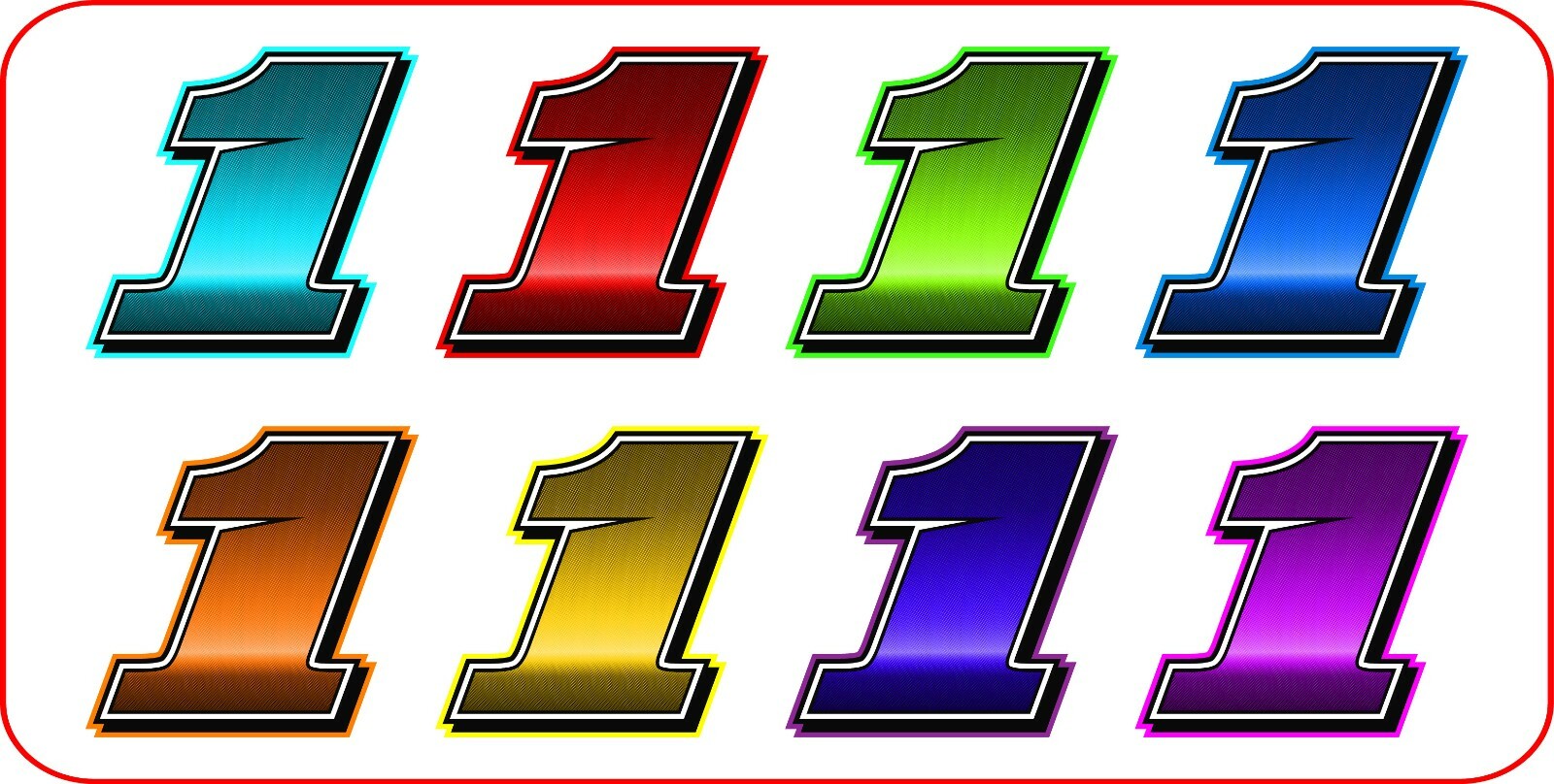 RACE CAR NUMBERS PACKAGE DIRT LATE MODEL MODIFIED STREET STOCK IMCA ...