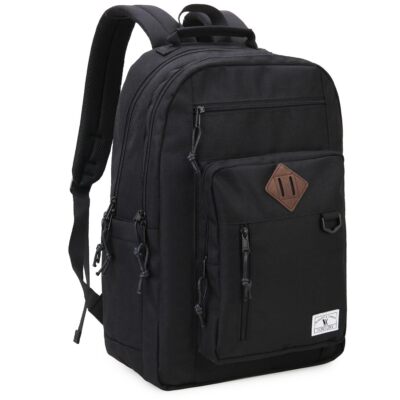 Water Resistant School Backpack 15 Inch Girls Bookbag with Double Compartments