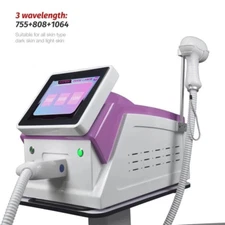 3 Wavelength 755 808 106 Ice Cooling Painless Diode Laser Hair Removal Machine