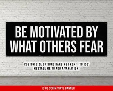 Motivational Quote Banner - Home Gym Wall Art - Fitness Inspiration